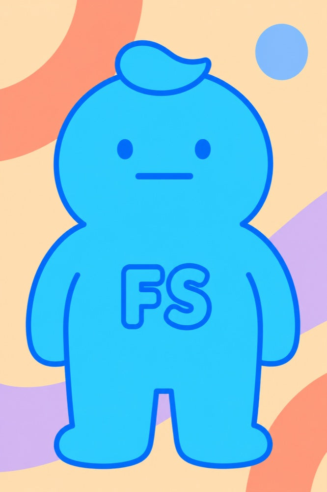 青いFSキャラクターのデザイン